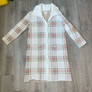 MAEVE by ANTHROPOLOGIE Chunky Knit Eyelash Cardigan Sweater Coat Size small